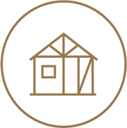 Custom home framing icon