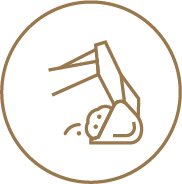 Utilities trenching icon